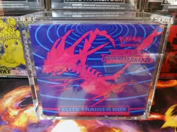 Pokemon TCG: Sword & Shield Darkness Ablaze Elite Trainer Box with Display Case - Image 1
