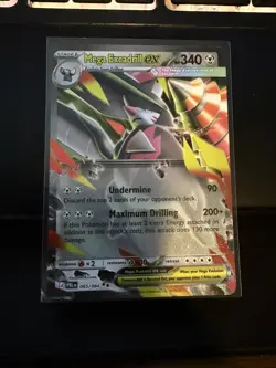 Mega Excadrill ex 065/084 Pitch Black English Unreleased Pokemon Card NM - Image 3
