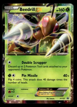 Beedrill EX XY157 Promo Holo XY Promo Pokemon Card - Image 2