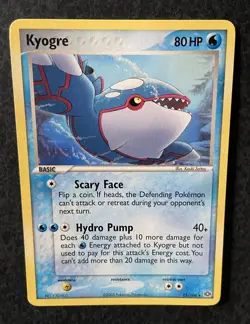 Kyogre 15/106 Rare EX Emerald Pokemon NM - Image 3