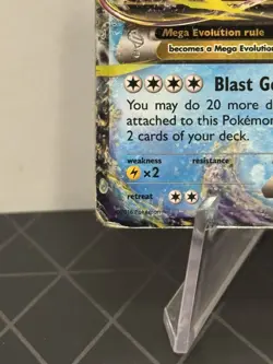 Pokemon M Gyarados EX XY Breakpoint Ultra Rare Holo Card 27/122 Damaged creased - Image 2