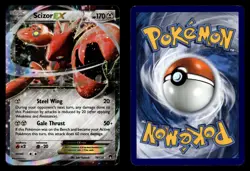 Scizor EX 76/122 EX Rare Holo BREAKpoint Pokemon Card - Image 1