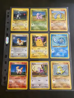Base Set Pokemon Cards Vintage 1999 WOTC Collection Bundle No Duplicates X 48 - Image 5