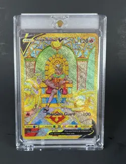Ancient Ninetales V Gold Foil Holo Full Fan Arts Limited - Image 1