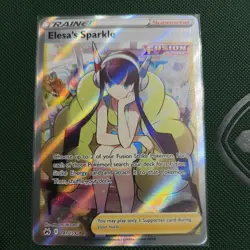 Elesa's Sparkle 147/159 Ultra Rare Crown Zenith Pokemon Holo Near Mint - Image 1