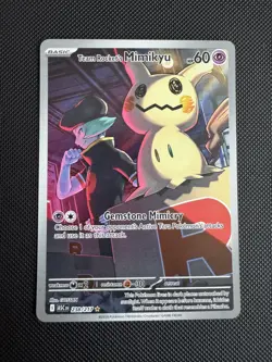 Pokemon Team Rocket's Mimikyu 238/217 Illustration Rare Ascended Heroes NM - Image 1