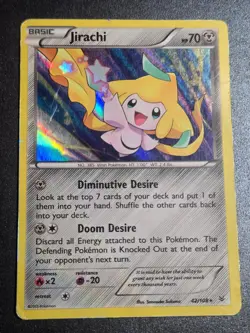 Jirachi 42/108 HP Roaring Skies Holo Rare Pokemon Holo - Image 1