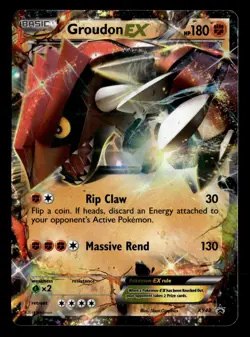 Groudon EX XY42 Promo Holo XY Promo Pokemon Card - Image 2
