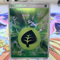 Grass Energy Holo Holon Phantoms Japanese Pokemon Card ~ MP - Image 1