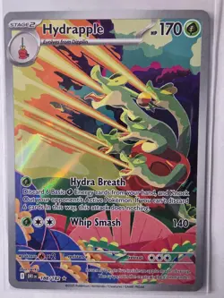 Hydrapple 188/182 Illustration Rare Destined Rivals Pokemon Holo Near Mint - Image 1
