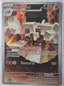 Garganacl 147/132 Illustration Rare Mega Evolution Pokemon Near Mint - Image 1