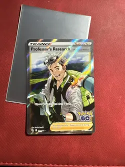Professor's Research - 078/078 - Pokemon Go Sword & Shield Full Art Rare Card NM - Image 1