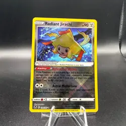Radiant Jirachi 120/195 Radiant Rare Silver Tempest Pokemon Holo Near Mint - Image 1