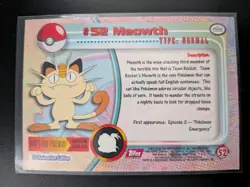 Topps Pokemon Meowth #52 - Image 2