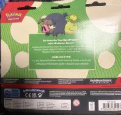 Pokemon TCG Scarlet & Violet + Paldea Evolved Blister Pack W/ ERASER NEW SEALED - Image 2