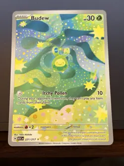Budew 221/217 Illustration Rare ME: Ascended Heroes Pokemon Holo - Image 1