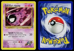 SABRINA'S GASTLY 93/132 COMMON GYM HEROES POKEMON UNLIMITED LP - Image 3