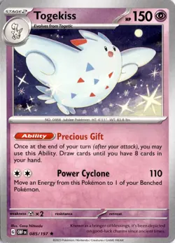 Togekiss 085/197 Deck Exclusives Pokemon Card TCG - Image 1