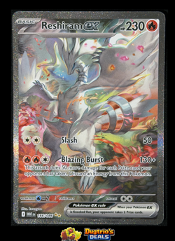 Pokemon TCG Reshiram ex 166/086 - Special Illustration Rare - White Flare - Image 1