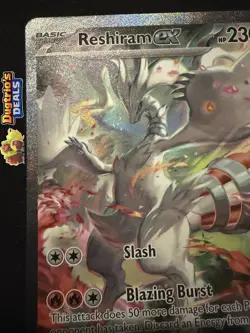 Pokemon TCG Reshiram ex 166/086 - Special Illustration Rare - White Flare - Image 3