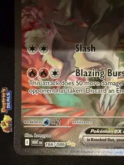 Pokemon TCG Reshiram ex 166/086 - Special Illustration Rare - White Flare - Image 5