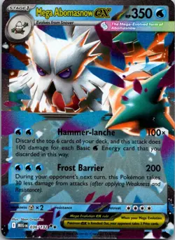 Mega Abomasnow ex 036/132 ME01: Mega Evolution NM - Image 1