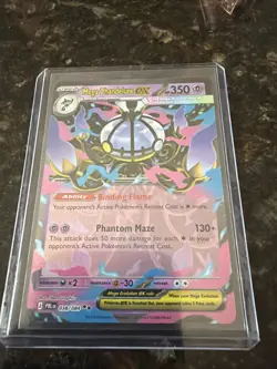 Mega Chandelure ex 038/084 Double Rare Pokemon TCG Pitch Black ME05 English NM - Image 1