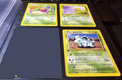 1st Edition Jungle Pokemon TCG Mixed Lot LP - Bellsprout Weepinbell Nidorina - Image 5