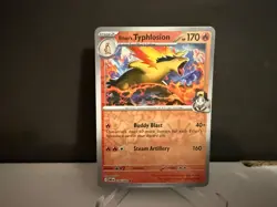 2025 Pokemon Ethan's Typhlosion 034 Destined Rivals Reverse Holo Rare Card NM+ - Image 1