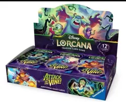 Disney Lorcana Attack of the Vine! Booster Display Box SEALED PRESALE - Image 1