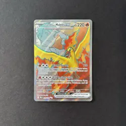 Pokemon TCG Team Rocket's Moltres ex 208/182 SV10 Ultra Rare Full Art Holo - Image 2