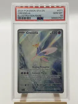 Pokemon 2024 Cresselia 071/064 Illustration Rare Shrouded Fable GEM MINT PSA 10 - Image 4
