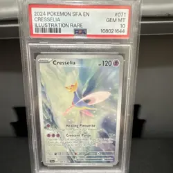 Pokemon Cresselia Illustration Rare Holo Sv: Shrouded Fable EN 071/064 PSA 10 - Image 1