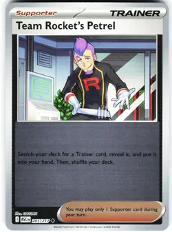 TEAM ROCKET'S PETREL 207/217 NM REVERSE HOLO ASCENDED HEROES / A78-31 - Image 1
