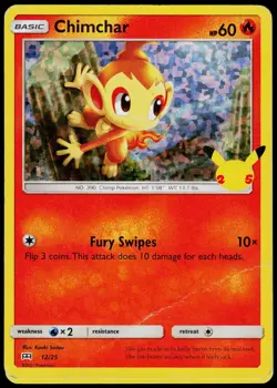 Chimchar 012/025 McDonald's 25th Anniversary Promos - Holo Pokemon DMG (Promo) - Image 1