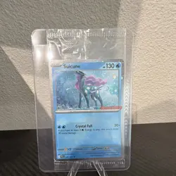 Suicune 026/094 Me02: Phantasmal Flames Holo English 130 HP Pokemon TCG GameStop - Image 1