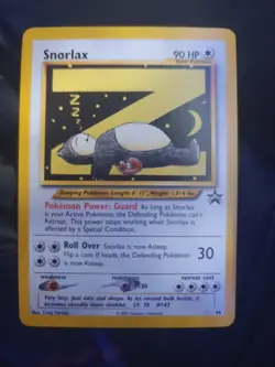 NM Pokemon SNORLAX Card BLACK STAR PROMO Set #49 Wizards of the Coast League - Image 1