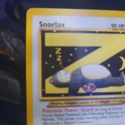 NM Pokemon SNORLAX Card BLACK STAR PROMO Set #49 Wizards of the Coast League - Image 5