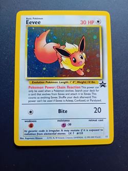 Pokemon Card: Wizards Black Star Promo Holo: Eevee 11 - Image 1
