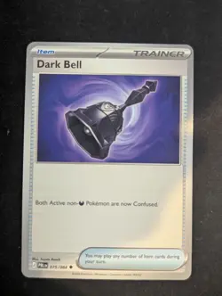 Dark Bell 075/084 Pitch Black Pokemon REGULAR FINISH TCG Near Mint T27 - Image 1