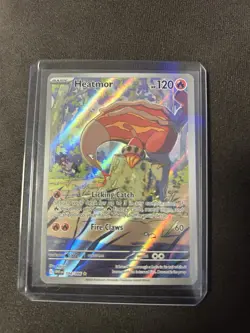 Heatmor 104/086 Sv: White Flare Holo NM Pokemon TCG - Image 1