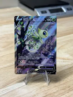 CELEBI V 245/264 ULTRA RARE FUSION STRIKE POKEMON LP - Image 1