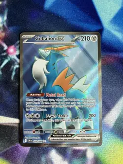 cobalion ex 103/086 Full Art Pokemon Chaos Rising English NM/Mint - Image 1