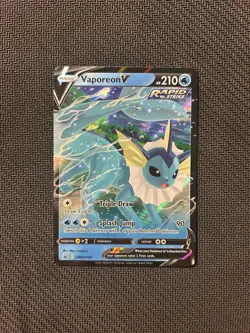Pokemon TCG Vaporeon V SWSH150! NM Condition! See Description! - Image 1