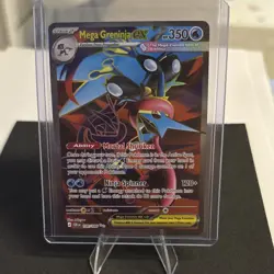 Mega Greninja EX 100/086 CR1 Rare Holo Full Art 350HP English Pokemon TCG - Image 1