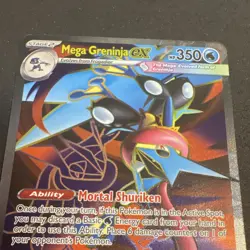 Mega Greninja EX 100/086 CR1 Rare Holo Full Art 350HP English Pokemon TCG - Image 5