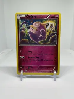 Clefairy 81/122 XY BreakPoint Reverse Holo Pokemon - *TOMOKAZU KOMIYA* - LP/MP - Image 1