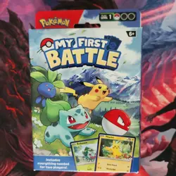 Pokemon My First Battle Two Mini Starter Decks Pikachu & Bulbasaur Sealed New EN - Image 1