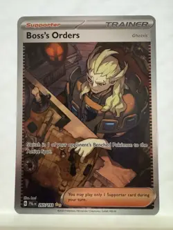 Pokemon Boss's Orders SV02 Paldea Evolved SIR Holo 265/193 EN - Image 1