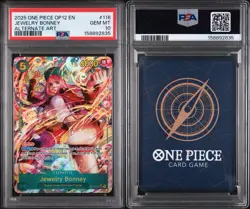2025 One Piece Op12-Legacy of the Master Jewelry Bonney #118 Alt Art PSA 10 - Image 3